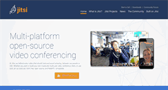 Desktop Screenshot of jitsi.org